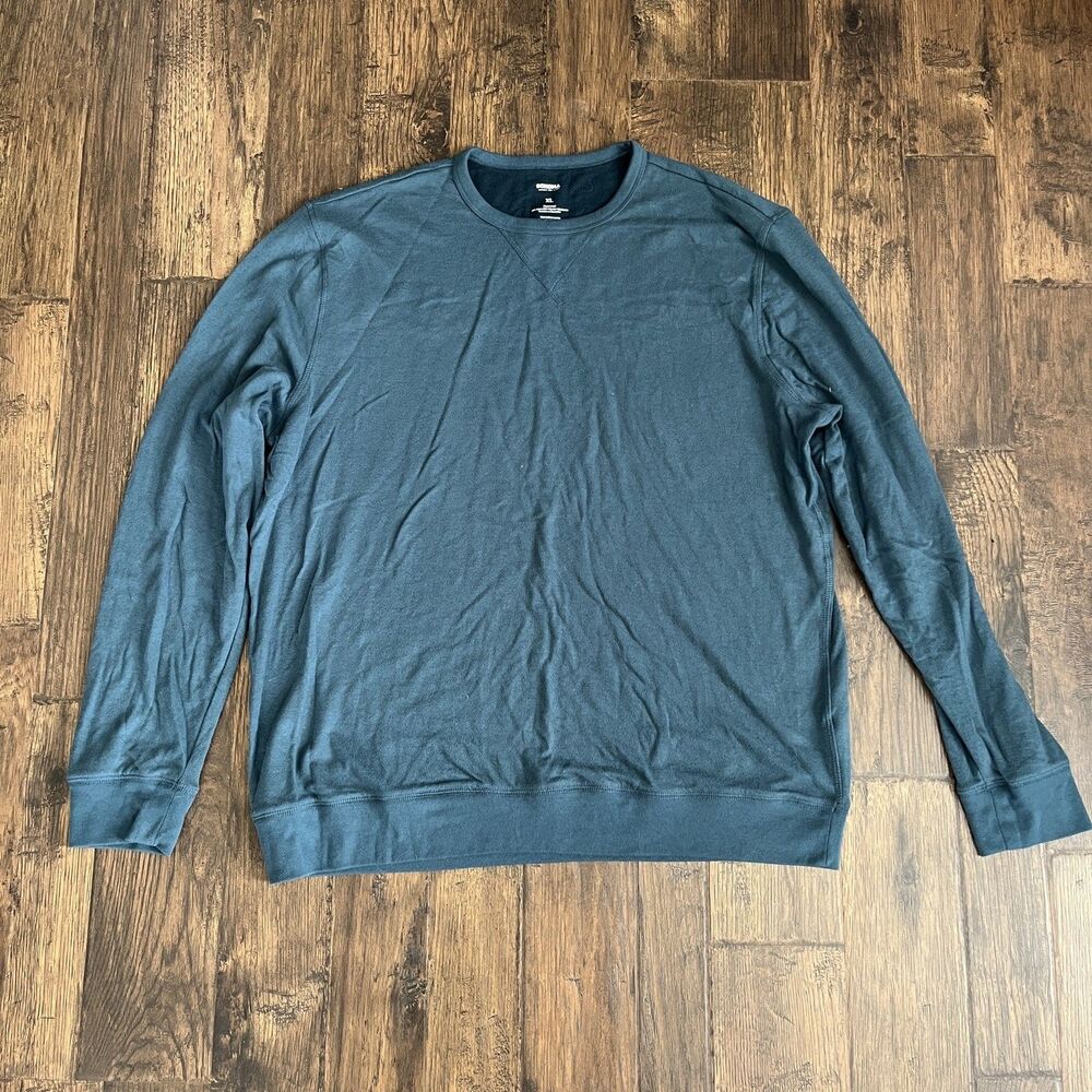 Men's Sonoma Long Sleeve Blue Moondust Crewneck Thermal Shirt XL
